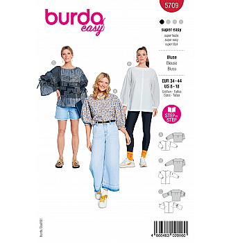 Kroj Bluza s širokimi rokavi