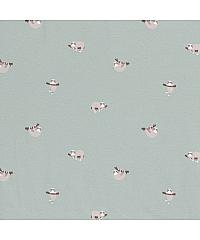 Nooteboom Jersey Lenivci | mint |  95%CO / 5%EL 21709.003