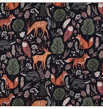 Kosmatena prevešanka Gozd | temnomodra | 95%CO / 5%EL