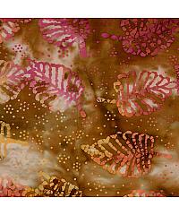 Hemmers Poplin Batik Listi | rjava | 100%CO 210877.0801