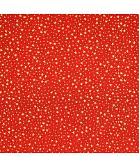 Hemmers Poplin Božično nebo | metalik | rdeča/zlata | 100%CO 200224.1140