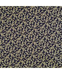 Hemmers Poplin Božično omelo | metalik | temno modra | 100%CO 207934.0003