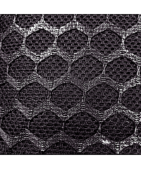 Ltex Mreža Satovje | lureks | črna/srebrna | 100%PL 80485.069