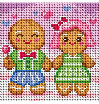 Gobelin Medeni možički | 15x15cm