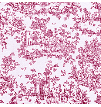 Žakard Toskana | rdeča | 60%CO / 40%PL