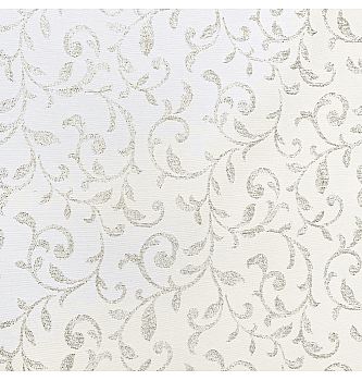 Žakard Zlato srebrne vitice | 50%PL / 43%CO / 7%LRX