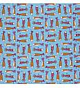 Poplin Ljubke ribice | aqua | 100%CO