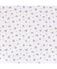 Nooteboom Poplin Drobne vrtnice | bela/lila | 100%CO 23744.043
