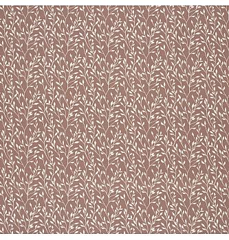 Poplin Nežne vejice | rjavoroza | 100%CO
