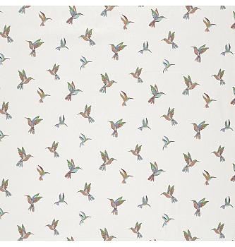 Poplin Mali kolibriji | krem | 100%CO