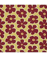 Nooteboom Poplin Veliki cvetovi | rumena | 100%CO 25645.035