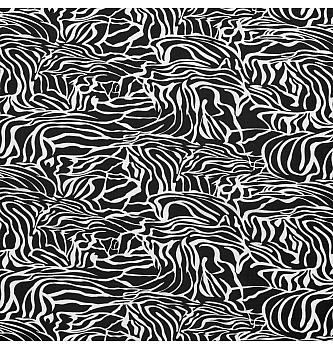 Viskoza z lanom Zebrasto | črna | 70%VI / 30%LI