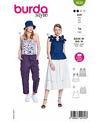 BURDA Kroj Top na naramnice 5638