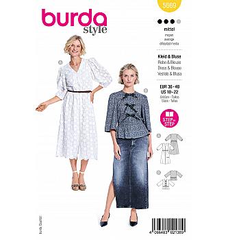 Kroj Obleka in bluza v romantičnem slogu