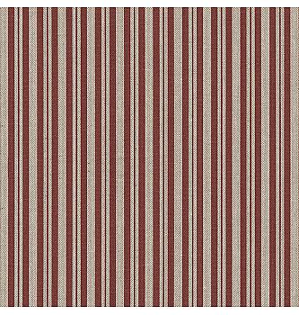 Deko bombaž Črtasto | naravna/bordo | 80%CO / 20%PL