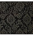 Žakard Baročni ornament | lureks | črna/zlata | 55%PA / 45%LU