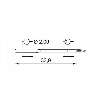 Industrijske igle SCHMETZ | standard 134(R) | 130 | 10 kom