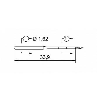 Industrijske igle SCHMETZ | standard 1738(A) | 60 | 10 kom