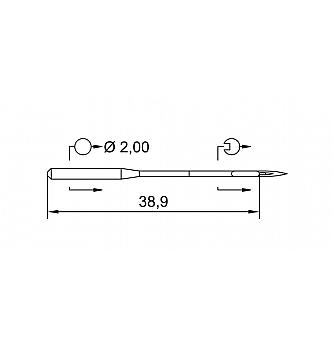 Industrijske igle SCHMETZ | 135x16 R TW | 100 | 10 kom