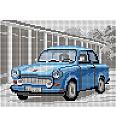 Gobelin Avto Trabant | 18x24cm