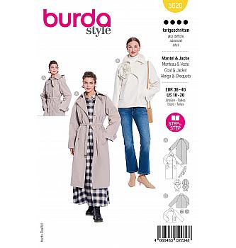 Kroj Trenčkot in kratka jakna z raglan rokavi