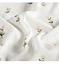 Pointoille jersey Rožice | krem | 100%CO
