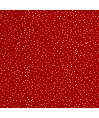 Nooteboom Poplin Božične pike | metalik | rdeča | 100%CO 20702.015