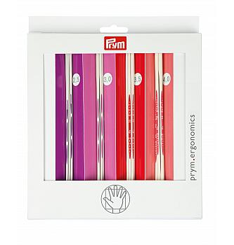 Set 4 x 5 kratkih pletilk Ergonomic | 2,5-4mm