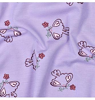Jersey Ptica miru | lila | 95%CO / 5%EL