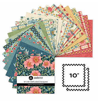Patchwork blago - 10 inch square | 110cm