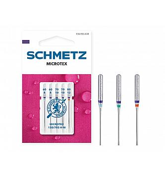 Strojne igle SCHMETZ Microtex | 60-80 | 5 kos