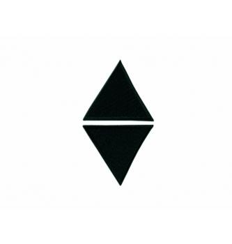 Našitek Črn trikotnik