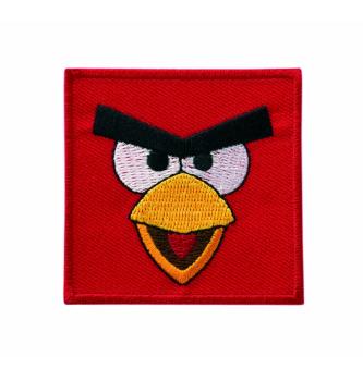 Našitek Angry Birds kvadrat | rdeč