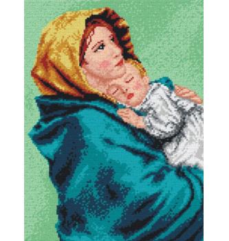 Gobelin Marija z jezusom | 30x40cm