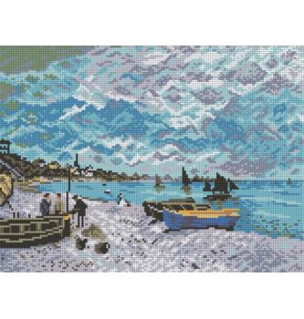 Gobelin Morska obala v Saint-Adressu | Claude Monet | 30x40cm