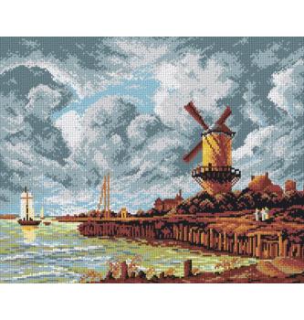 Gobelin Mlin v Wijk bis Duurstede | Jacob van Ruisdael | 40x50cm