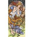 Gobelin Pomlad | Alphonse Mucha | 30x40cm