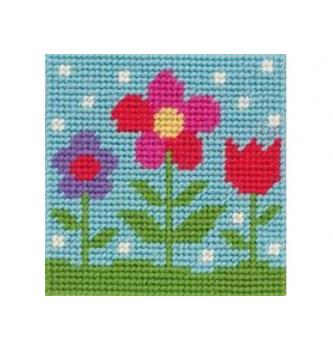 Gobelin set Flora | 10x10cm