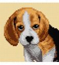 Gobelin Beagle | 15x15cm