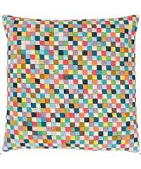 RICO Design Okrasna blazina Barvasti kvadratki | 40x40cm 79253.52.78