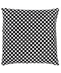 RICO Design Okrasna blazina Črno-beli kvadratki | 40x40cm 79412.52.78