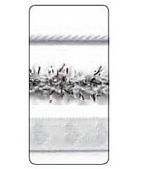 RICO Design Okrasni trak | komplet treh belih in srebrnih trakov | 3 kos | 10mm x 1m 7004.06.36