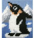 Gobelin set Pingvin na ledeniku | 17x20,5cm