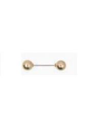 RICO Design Zaponka s perlama | zlata | 60mm 7094.48.04