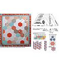 Patchwork šablona | Half hexagon