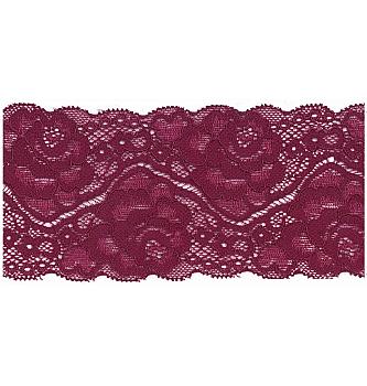 Elastična čipka Vrtnice in vijuge | 90mm