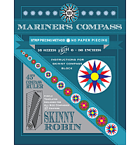 IDEAS Patchwork šablona Mariner's compass | 6'' - 36'' | 45° C12004