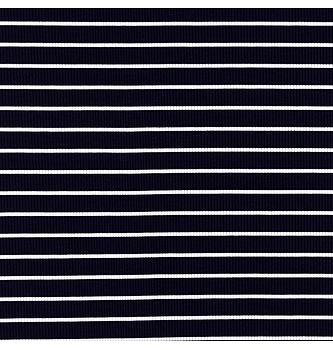 Rebrast jersey | črte | temnomodra z belo | 56%VI / 36%PL / 8%EL