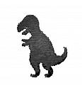 Našitek Dinozaver (okostje) | obojestranske bleščice