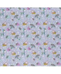 Nooteboom Poplin Živalice | modra | 100%CO 13085.002